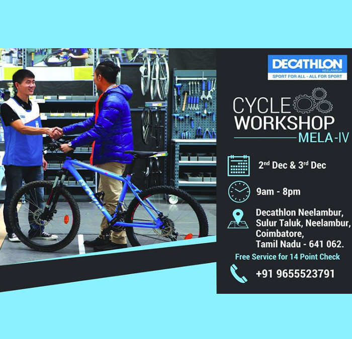 decathlon bike workshop