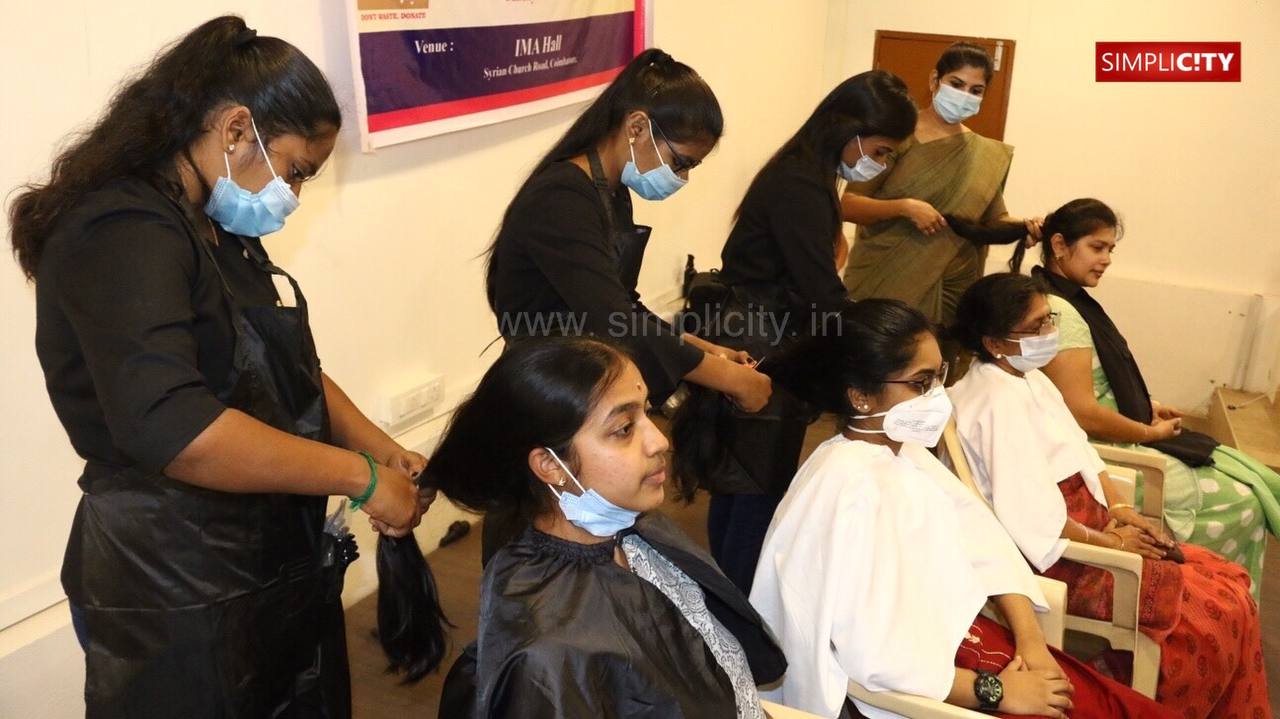 IMA Coimbatore collects hair to donate wigs for Cancer patients - Simplicity
