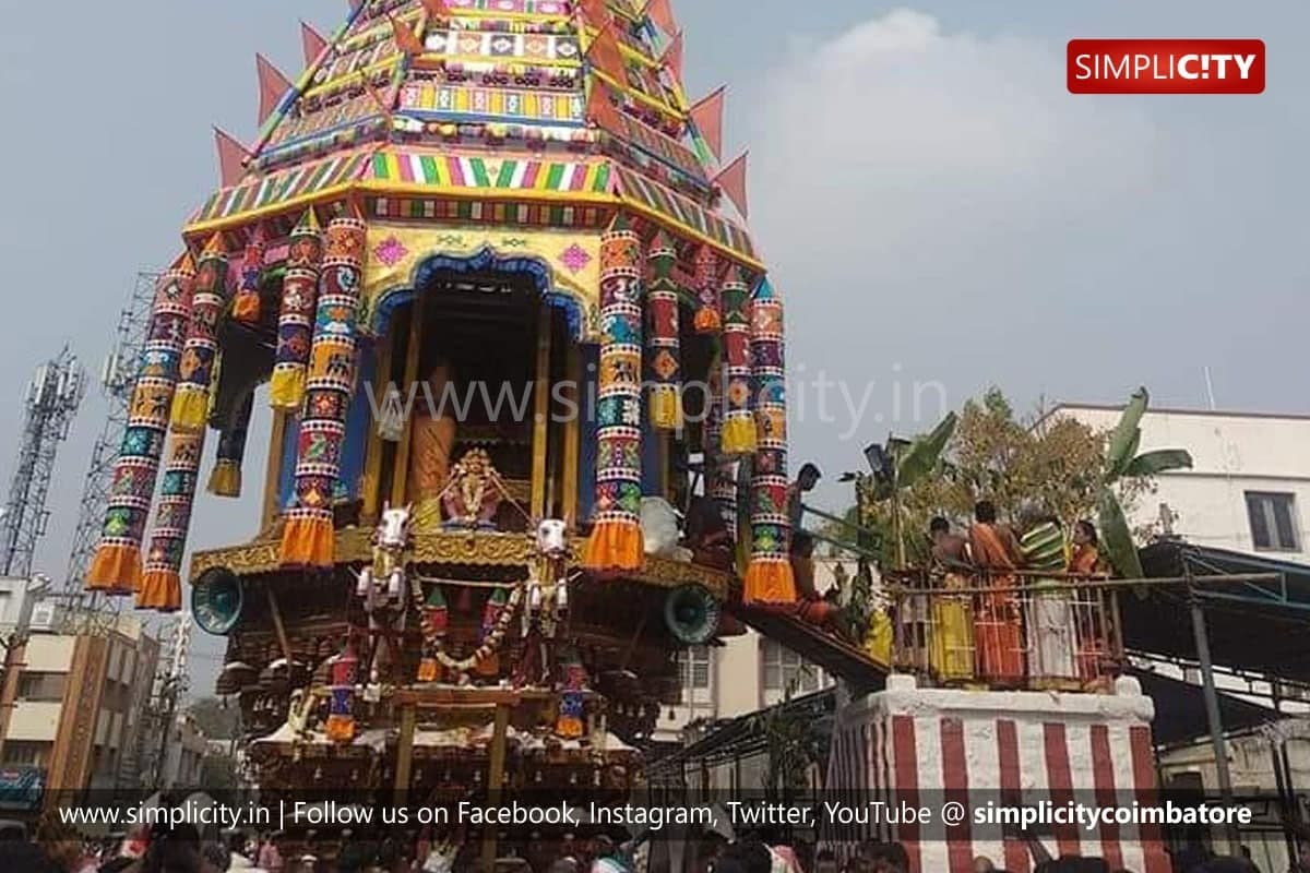 Coimbatore Koniamman Temple Car festival scheduled to happen on March