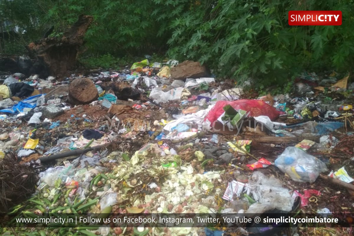 Public suffer due to dumping of waste in a residential area near 