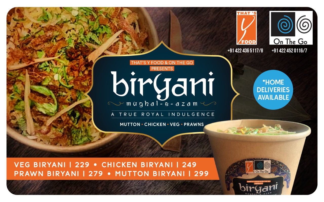 A True Royal Indulgence With Biryani Mughal E Azam From The Kitchens Of That S Y Food And On The Go Simplicity